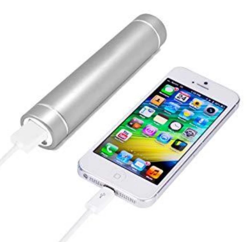 Power Bank 3000 mAh (Cylindrical Lipsticks Style Metallic Finish)