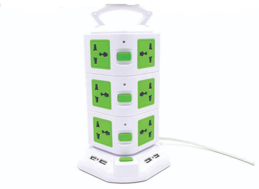 Standing Adapter Tower 3 Layer Socket