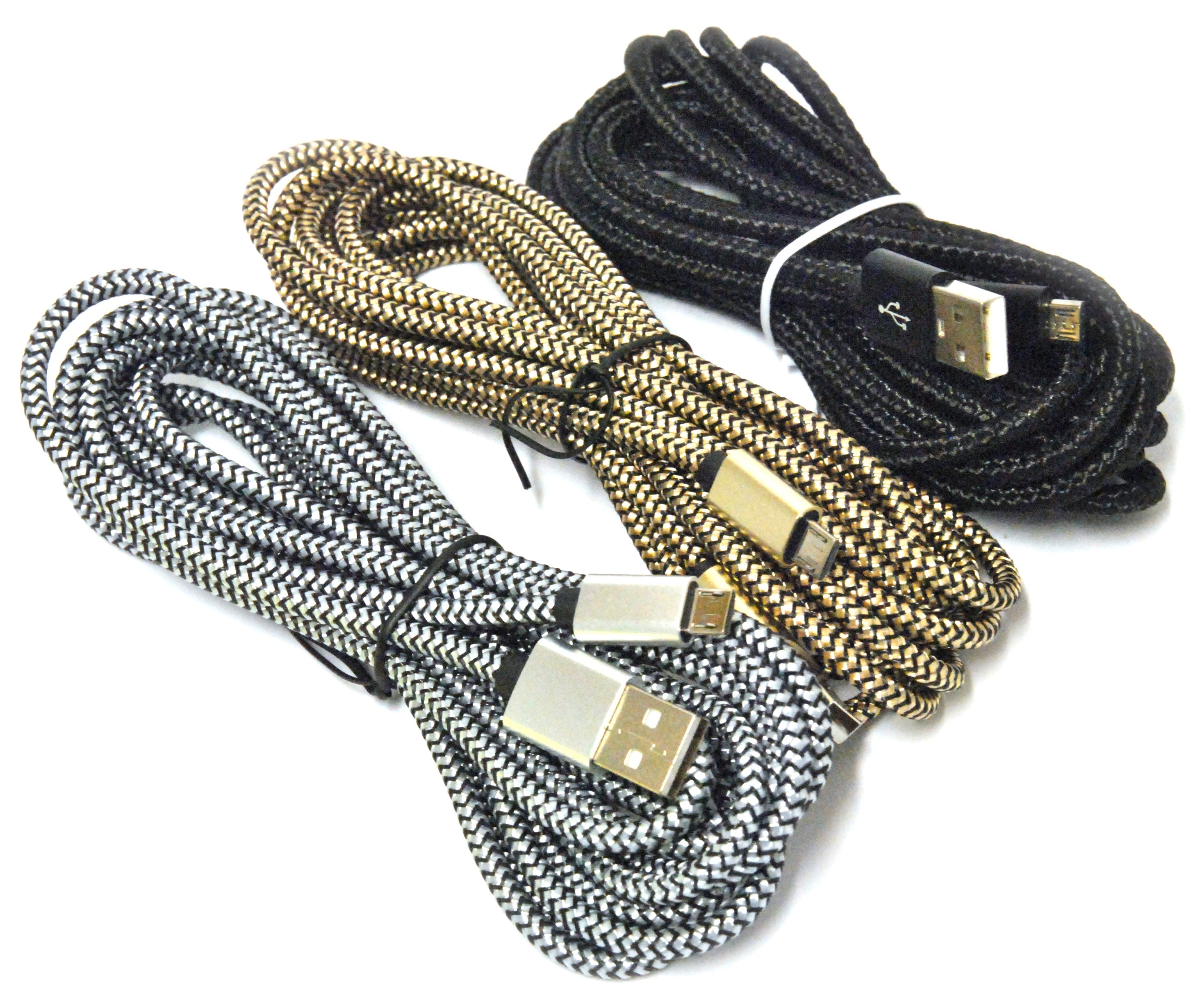 10ft Rope Cable for USB - Type-C