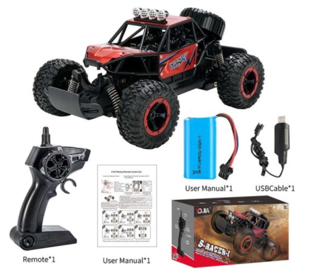 Off Road Toy Car (D880) (S-Racer-I) - Remote Control