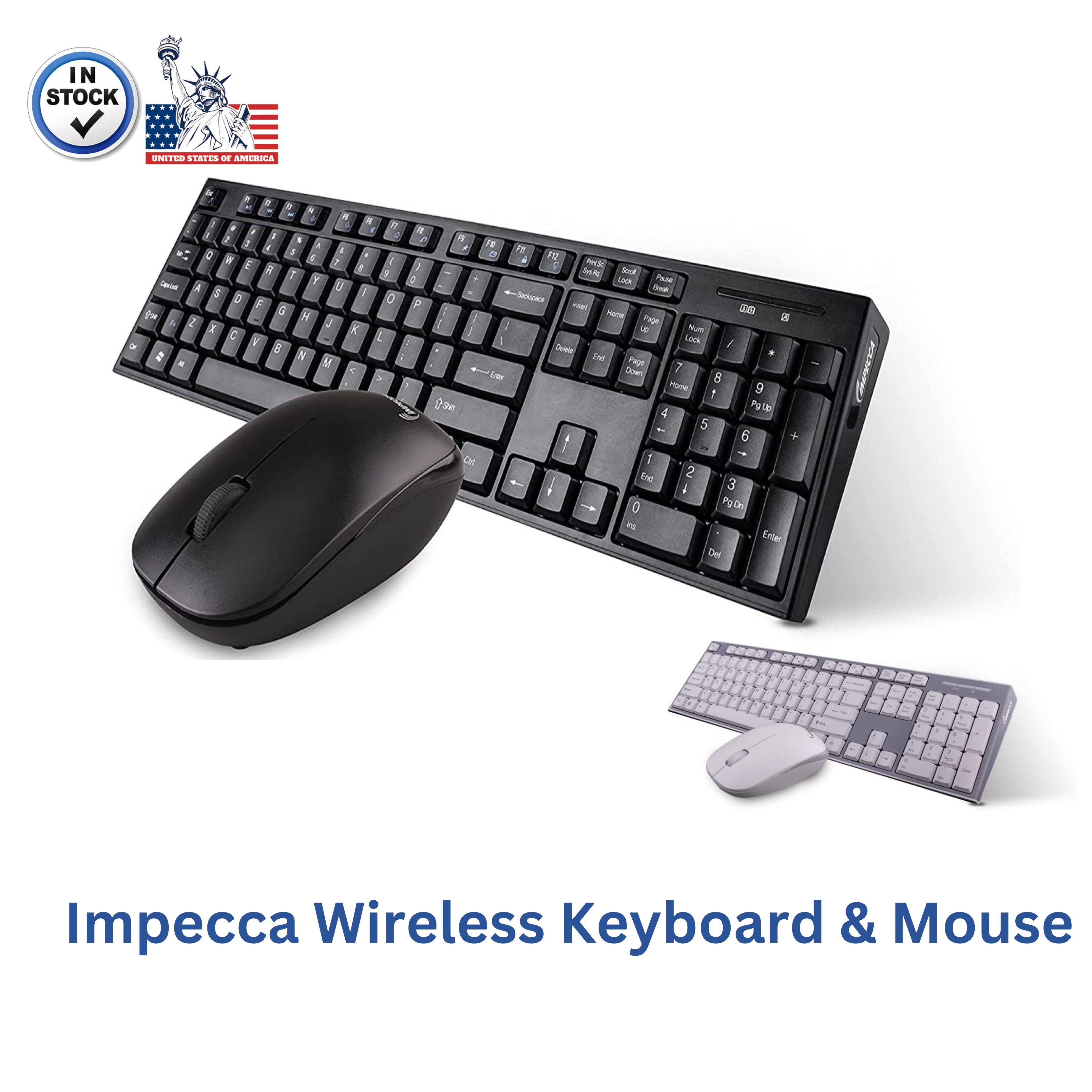 Impecca 2.4 GHz Wireless Keyboard & Mouse