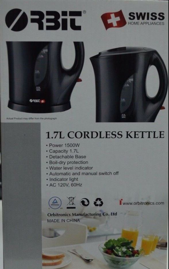 Orbit Trooster-X 1.7L Cordless Kettle