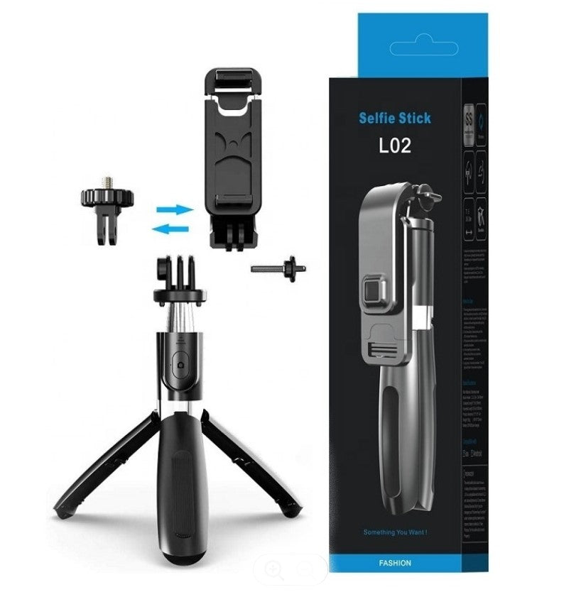 Selfie Stick & Tristand with Bluetooth (Wireless)(L02)