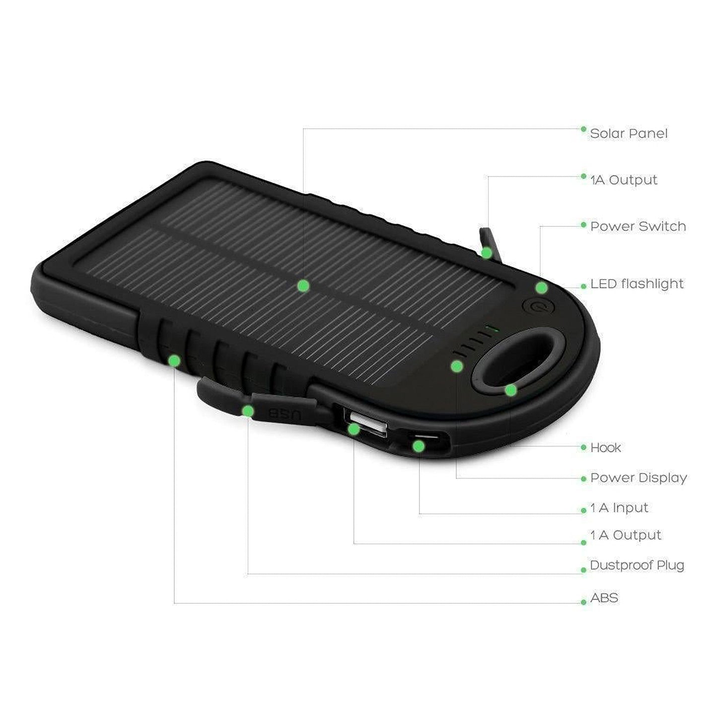 Solar Power Bank 5000mAh