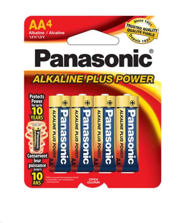 Panasonic Alkaline AA X 4 Battery