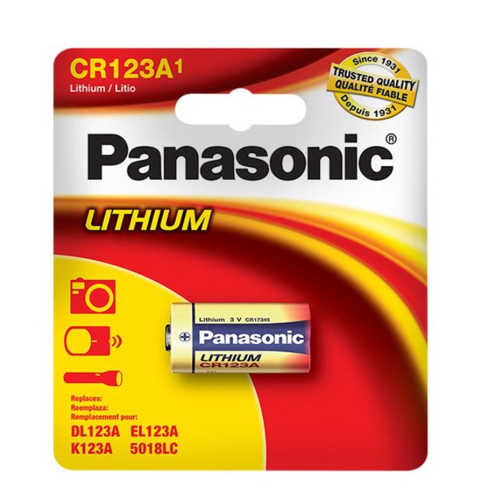 Panasonic Lithium Battery (CR-123A)