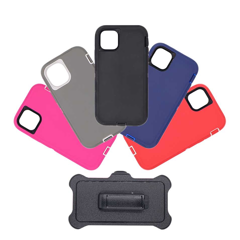 Case- Defender Case with Clip (All iPhone 12 & 11 Series)